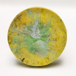 Perchero plano Amarillo-Blanco