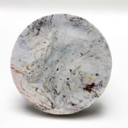 Perchero plano Blanco punteado