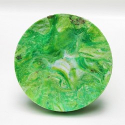 Perchero plano Verde-Blanco